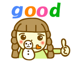 Azuki chan winter sticker #13495912