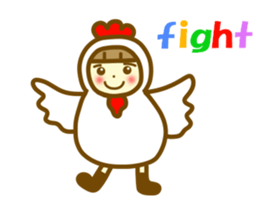 Azuki chan winter sticker #13495929