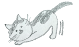 CHOBIHIKO the cat sticker #13496223