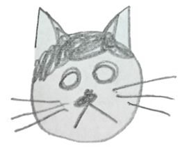 CHOBIHIKO the cat sticker #13496225