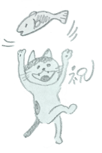 CHOBIHIKO the cat sticker #13496236