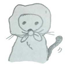 CHOBIHIKO the cat sticker #13496239