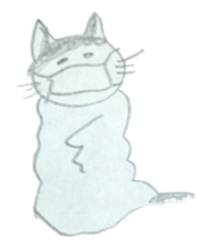 CHOBIHIKO the cat sticker #13496243