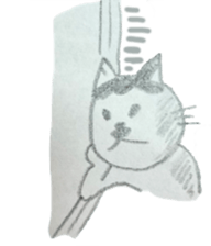 CHOBIHIKO the cat sticker #13496246