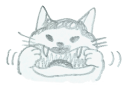 CHOBIHIKO the cat sticker #13496249