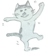 CHOBIHIKO the cat sticker #13496256