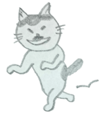 CHOBIHIKO the cat sticker #13496260