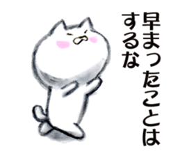 Somehow arrogant cat sticker #13496309
