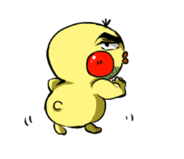 Ketsuago hiyoko sticker #13496535