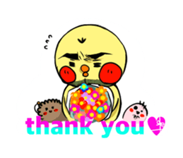 Ketsuago hiyoko sticker #13496547