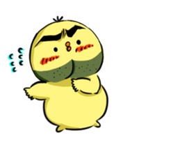 Ketsuago hiyoko sticker #13496558