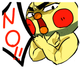 Ketsuago hiyoko sticker #13496559