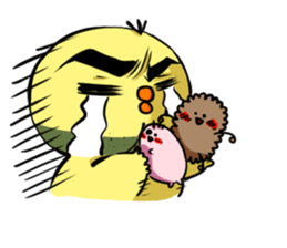 Ketsuago hiyoko sticker #13496561