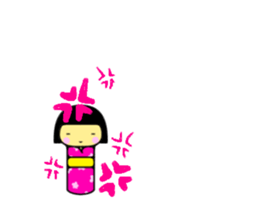 HANAKOKESHI sticker #13496618