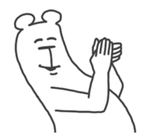 This Bear is annoying. Move. sticker #13496864