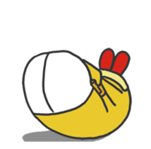 chicken excitement sticker #13497068