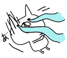 cat or dog?! sticker #13497105