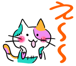 Big letter!Halloween of the cat sticker #13497233