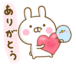 Rabbit Usahina with penpen 9 sticker #13497424