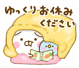 Rabbit Usahina with penpen 9 sticker #13497430