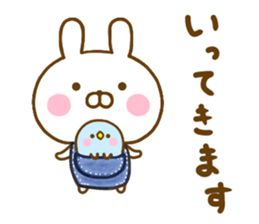 Rabbit Usahina with penpen 9 sticker #13497435