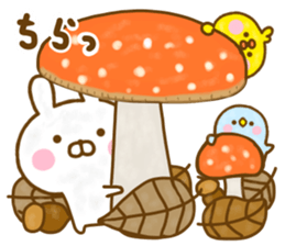 Rabbit Usahina with penpen 9 sticker #13497436