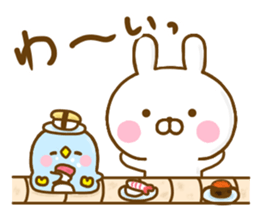 Rabbit Usahina with penpen 9 sticker #13497447