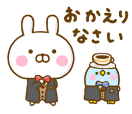 Rabbit Usahina with penpen 9 sticker #13497451