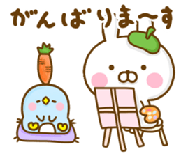 Rabbit Usahina with penpen 9 sticker #13497455