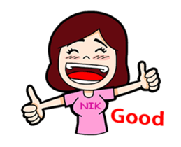 Nik animate English 1 sticker #13497567