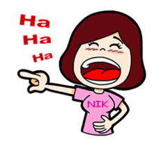 Nik animate English 1 sticker #13497569