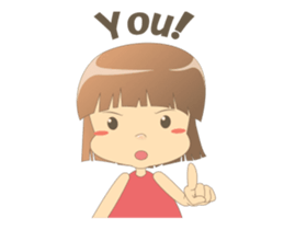 Cute girl Talia Animated! sticker #13497765