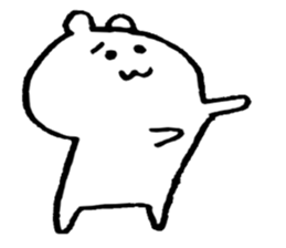 white bears !!! sticker #13498912