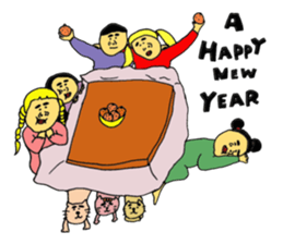 Happy event sticker #13499225