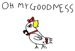 Animals for relaxing chat by Mii-7 sticker #13500559