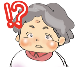 pretty grandmother's Sticker sticker #13500896