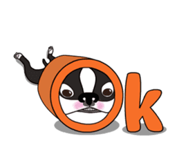 Animated Boston Terrier sticker #13501363