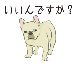 We are French Bulldog. sticker #13501414