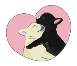 We are French Bulldog. sticker #13501419