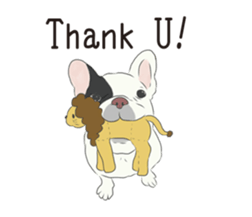 We are French Bulldog. sticker #13501422