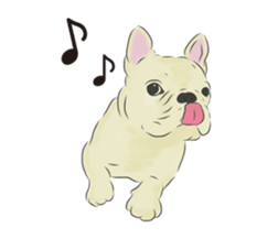 We are French Bulldog. sticker #13501423