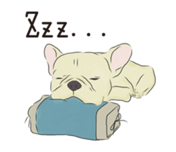 We are French Bulldog. sticker #13501428