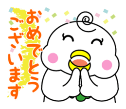 Yotsu-Bird carring happiness Part2 sticker #13501745