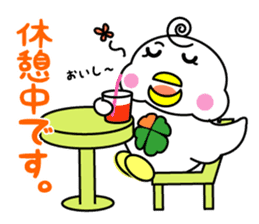 Yotsu-Bird carring happiness Part2 sticker #13501756