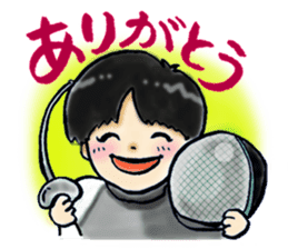 Ear key point&fencing sticker #13501900