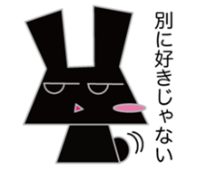 Monochrome rabbits sticker #13502053