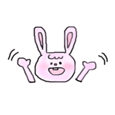 bangs and rabbit sticker #13502098