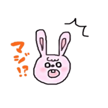 bangs and rabbit sticker #13502102