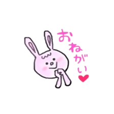 bangs and rabbit sticker #13502107
