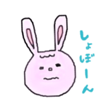 bangs and rabbit sticker #13502109